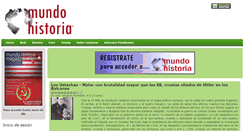 Desktop Screenshot of mundohistoria.org