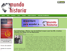 Tablet Screenshot of mundohistoria.org